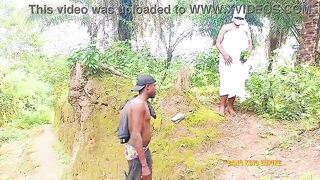 Hardcore big beautiful woman wife drilled landlord large obese dong on the road