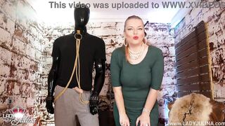 Put your rod away, thrall, there will be no masturbation this day, 'cuz in 2026 u will be locked in a chastity strap and kept absolutely chaste by me, 'coz that's the solely thing u're entitled to.