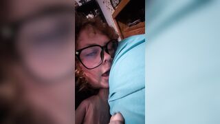 Cumdump supplicates until a load gets dumped in her