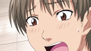 1st Love 1 - Wicked manga step sister walks in on brother having shower & sucks his large knob