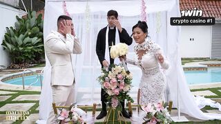 Martix's Wedding Chapter IV - Mariana has sex with the priest in a baths after getting married