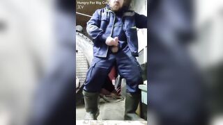 A discharged of hawt cum from a hard knob of a Russian homo!