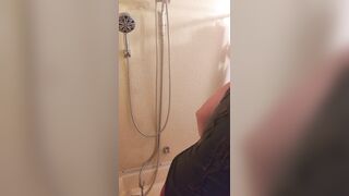 Moist garments tease