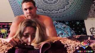 Rex Ryder XXX - "Wakes Me Up To Screw Me and Cum on My Face" - Amateur Bedroom Sex