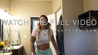 Stepmom catches Stepdaughter Misty Meaner and Stepsister Melony Titties In the shower jointly