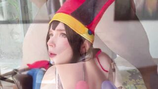 Sweetie fox Pomni gets drilled hard