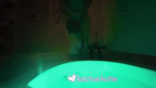 peeing in a biffy at my bday party