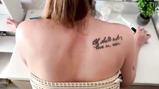 That Booty Was Also Much - Stepson Loses Control When Stepmom Walks In In nature's garb