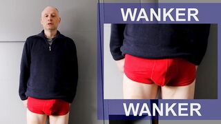 Jonathan is a wanker and exhibitionist and is keen to tell u as this chab undresses and masturbates his uncut rod for all to watch