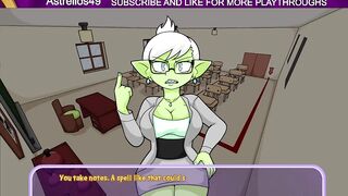 Magical Mishaps - Clip three I Giantess Manga Visual Novel Game