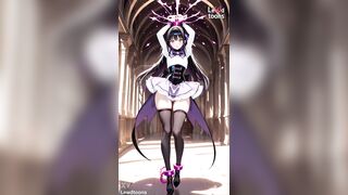 Lewdtoons Teaser- In the castle corridors [AI generated] magical hotty sex anime