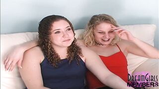 Nervous BFF 1st Timers Get In nature's garb In Casting