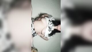 Flawless whore with large breasts