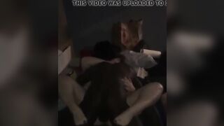 Ebony bull creampies white cuck's wife