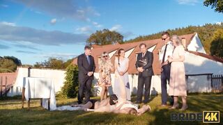 BRIDE4K. Czech kinky wedding porn with sexy bride