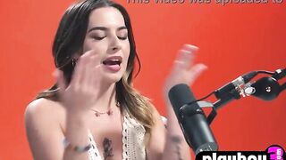 Hot honey talked about her sex and enjoyed hawt masturbation after interview