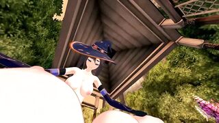 Female POV - Mona screws with a ding-dong, Genshin Impact Anime.