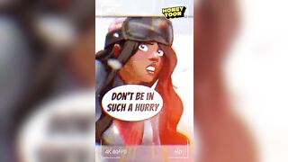 A music episode featuring a 2D hentai hotty from HoneyToon