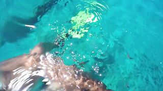 Scuba-diving sex - Sex in public