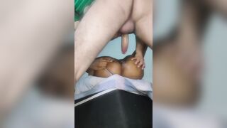 Rico anal a mi puta venezolana le abro bien rico ese ano