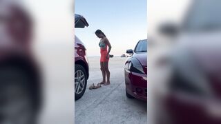 Compilation of my dressing up at the car