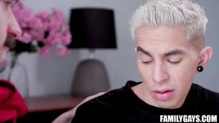 Step daddy teaching step son french - Hotty Santana & Seb Leblan