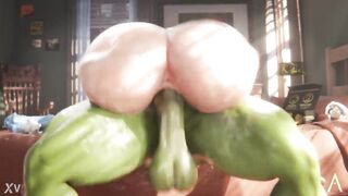 Aunt May getting smashed in