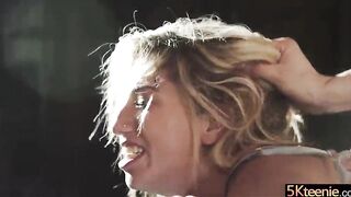 That babe barely gets throughout the door in advance of that babe's on the daybed with her vagina widen for his tongue. That babe came here for that wang and a large load of sperm.