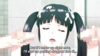 Anime... Breasty comics office beauties get group-fucked at work