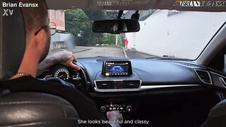 Older Colombian Blond Monique Fuentes Screws Her Driver in the Car - Brian Evansx