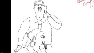 Black compilation of jock suckin cum catching hoes