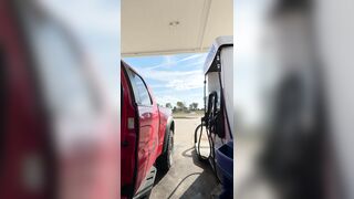 Pumping gas nude and pump didn't work :(