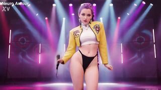 Rumi from Huntrix Kpop Demon Hunters Screws with Fans (AI)