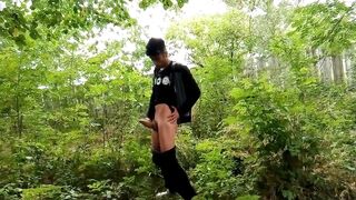 Twink has throbbing ejaculation, play with cum in throat and swallows own cum