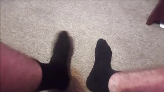 FEET ASMR WITH WHOLESOME ENDING (EBONY SOCKS).
