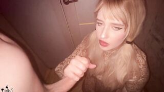 The angel actually likes to give a oral sex and gulp the result