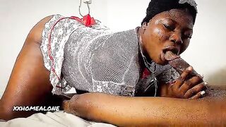 Thick Butt Ebony Nurse in Charge of the Street BBC