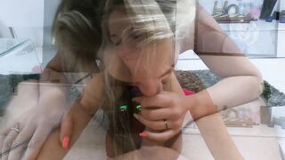 Cute blond mother I'd like to fuck with tail anal intercourse rides on a Sybian sexmachine and sucks weenie