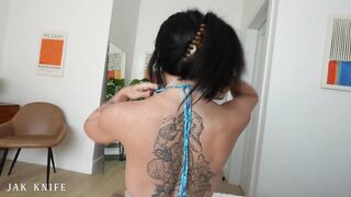 EMO FRENCH PLAYGIRL needs aid removing her bikini - Effy Beauty