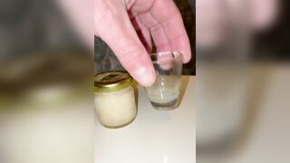 Collecting my cumshots to save in the freezer whilst I await on recent ejaculating sex-toy to come in the mail, going to fill wife’s vagina with many cum loads!