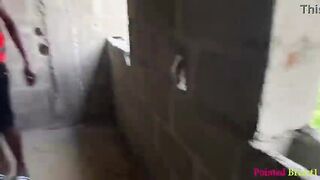 Outdoor quickie in the web resource with boss wife