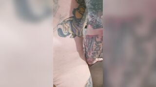 Excited Tattooed mother I'd like to fuck Gets Drilled by Masked Admirer! Anal, Facefuck, Deepthroat, vagina spunk flow
