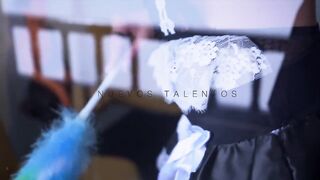 Welcome to the hawt mansion - Hot maid working hard