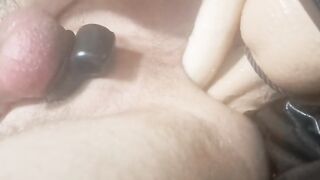 Double stuffing my butt with toys