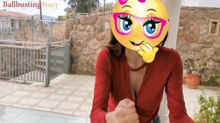 Ball Punching Smashing, Close Up CBT, Ballbusting Large Testicles Femdom SADOMASOCHISM Laughable POV