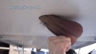 Super Slow Motion Balls Punching Trailer, Gloryhole Table Ballbusting