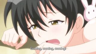 Anime dudes 3some with breasty curvy honeys