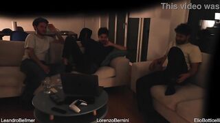 Str8 ally stroking with homo allies