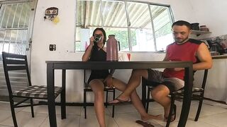 I gave my ally's spouse a oral sex and a oral underneath the table on her birthday