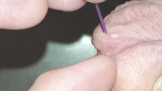 Nice-looking Frenum Dick - Bizarre Up Close Frenum-